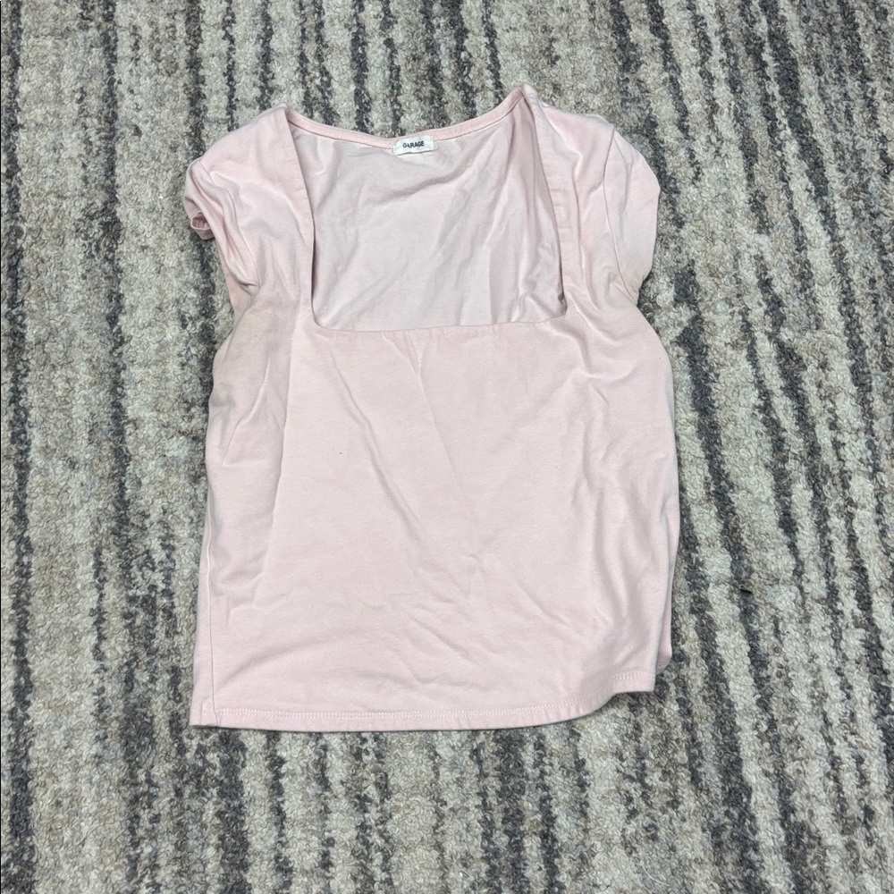 Garage Light Pink Top